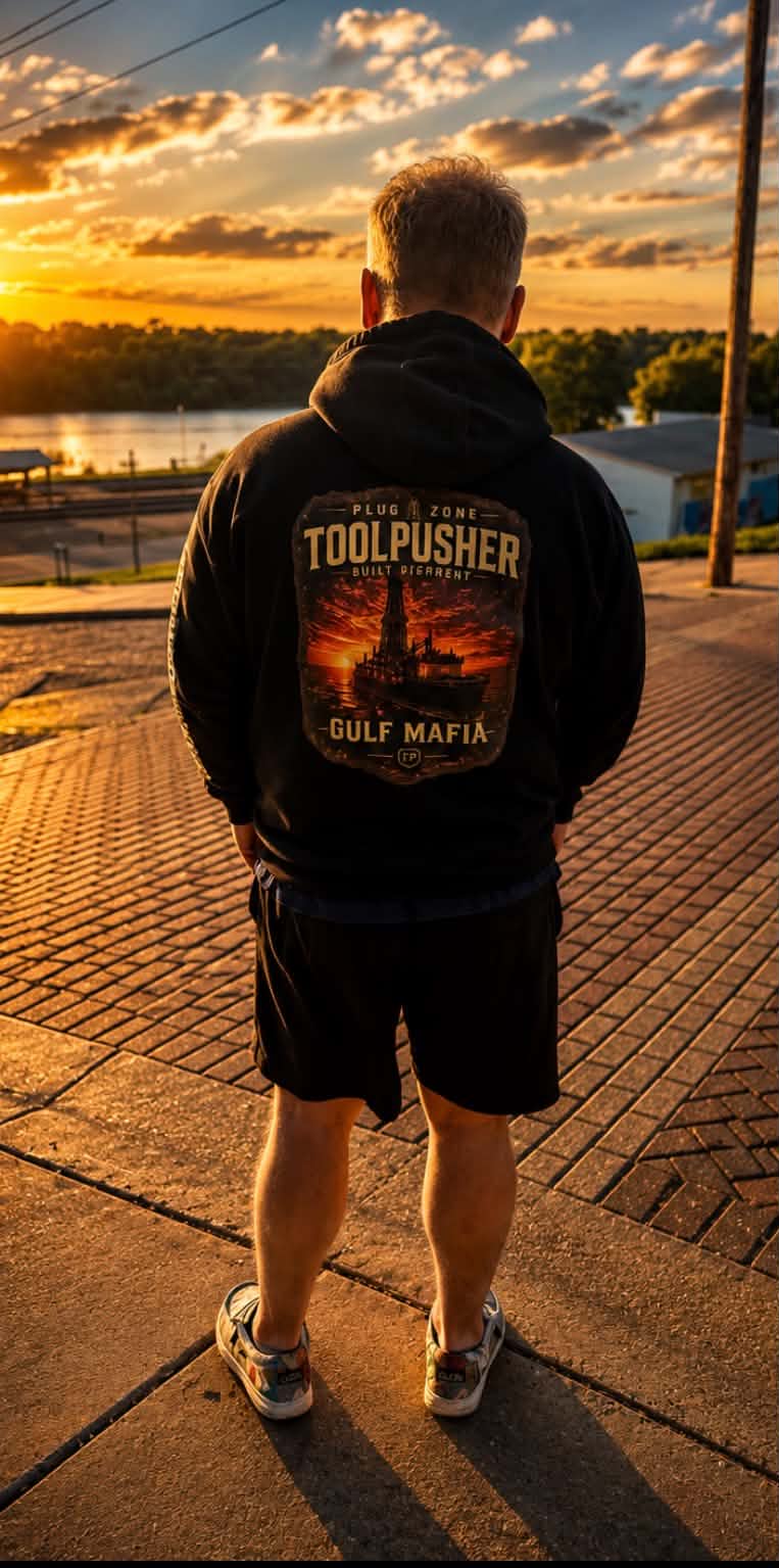 Tool Pusher Hoodie — Oilfield Drilling Crew Pullover