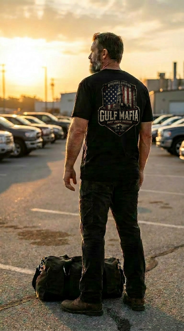 Gulf Mafia Oilfield T-Shirt — Louisiana & Texas Roughneck Tee