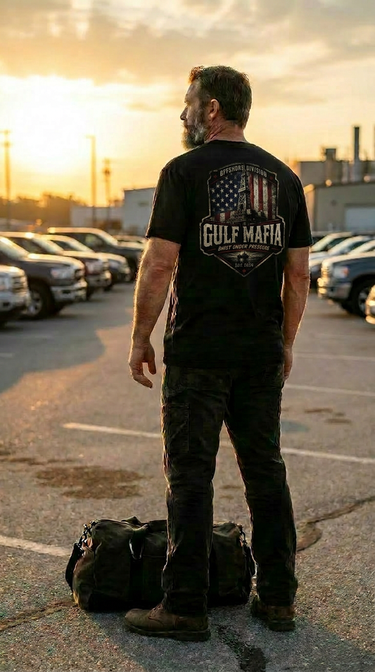 Gulf Mafia Oilfield T-Shirt — Louisiana & Texas Roughneck Tee